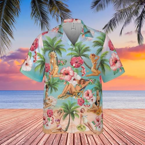 Personalized 3D Funny Hawaiian Shirt Tropical Car Shirt, Custom Image All-Over Print Hawaii Shirt for Men Women4