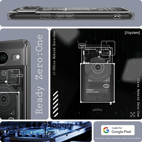 Image of Spigen for Pixel 8 Case, Ultra Hybrid [Anti-Yellowing] [Compatible with MagSafe] - Zero One