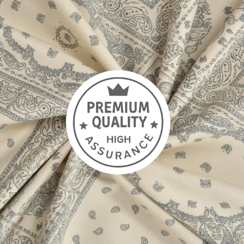Image of MAFATLAL Plush 140 GSM Double Bed Sheet | Soft Microfiber Blend | Queen 90x100 | Cozy & Lightweight | Grey & Beige