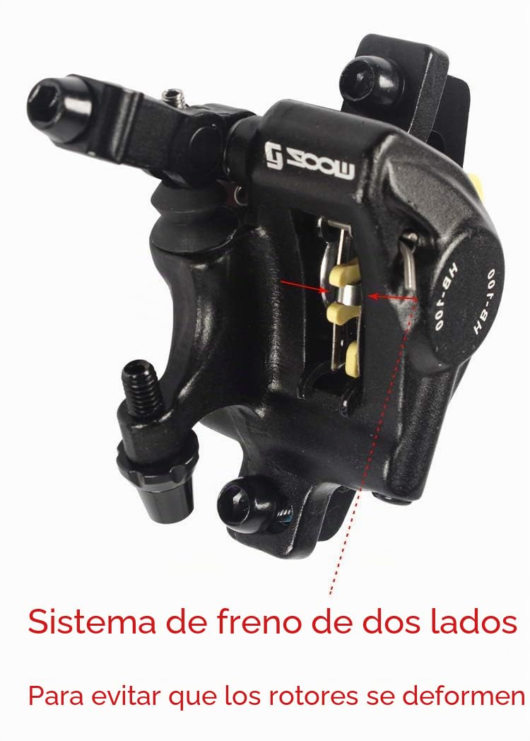 NYK Zoom - Pinzas de freno de disco hidráulico para bicicleta de montaña delantera y trasera