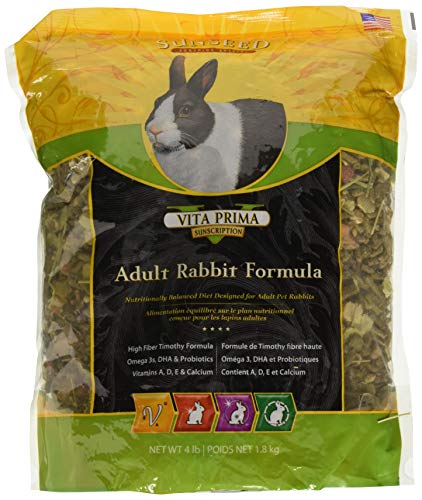 (2 Pack) Sun Seed Sunscription Vita Prima Adult Rabbit Formula - 4Lb Each