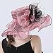 Fashion Derby Hat for Women Large Wide Brim Kentucky Organza Hats Ladies Tea Party Wedding Fascinator Vintage Fedoras