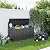 PatioZen 80 Gallon Resin Deck Box, Lockable Outdoor Storage Box for Patio Cushions Storage Furniture,Garden Tools, Pool Supplies, Weatherproof and UV Resistant (Black)