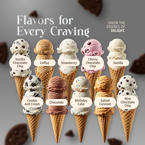 Image of Triple Scoop - Premium Cookies & Cream Ice Cream Mix For Ice Cream Maker. Simple, Easy, Delicious. From Gourmet Mix To Maker in 5 Minutes, Makes 2 Creamy Qrts, Made in USA (1 Pack, Cookies & Cream)