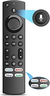 Replacement Vioce Remote Compatible for Insignia,Toshiba,Pioneer TV,with 4 Shortcut Buttons Netflix,Prime Video, Disney+, and Hulu L5B83G,NS-RCFNA-21,NS-RCFNA-19