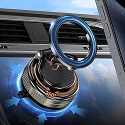 [Ventosa Ultraforte] : Il Porta Cellulare Auto per MagSafe utilizza una innovativa tecnologia di adesione al vuoto. La forza di adesione al vuoto massima della ventosa è di 40 kg su superfici lisce come parabrezza, schermi o cruscotti lucidi. Se si i...
