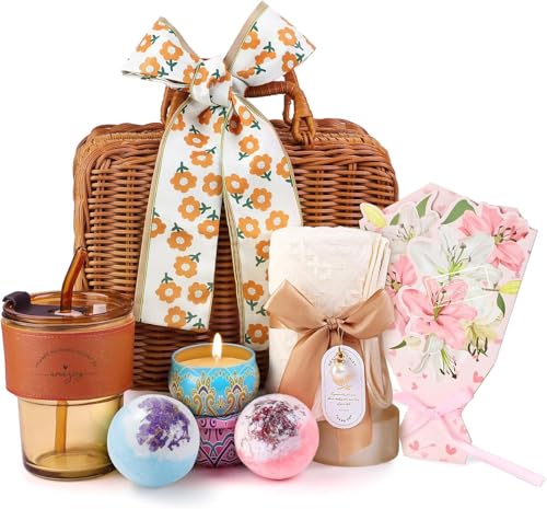 Bath Bomb Gift Set Birthday Gifts for Women,Unique Valentine's Da...