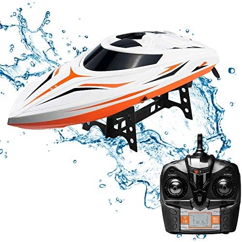 SGOTA RC Boat 2.4GHz Toy Boats High Speed 25MPH+ Remote Control Boat Fast RC Boat Racing for Lakes/Pools/Ponds (Only Works in Water)，Adults or Kids，Boys or Girls