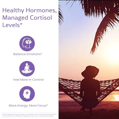 wellpath soothe hormone balance for women  cortisol supplements for women  thyroid support mood support amp metabolism booster  adrenal support  rhodiola selenium iodine  adaptogens 60 ct