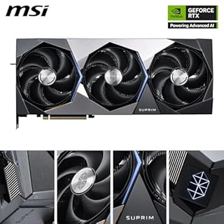 MSI NVIDIA GeForce RTX 5090 32G SUPRIM SOC GDDR7 512bit, scheda video con frequenza di boost fino a 2580 MHz, PCIe Gen 5, DLSS 4, 3 porte DP 2.1, 1 porta HDMI 2.1, formato ATX