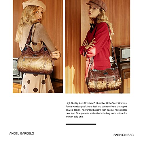 Image of Angel Barcelo Purses for Women Soft PU Leather Shoulder Bag Crossbody Purse and Handbags