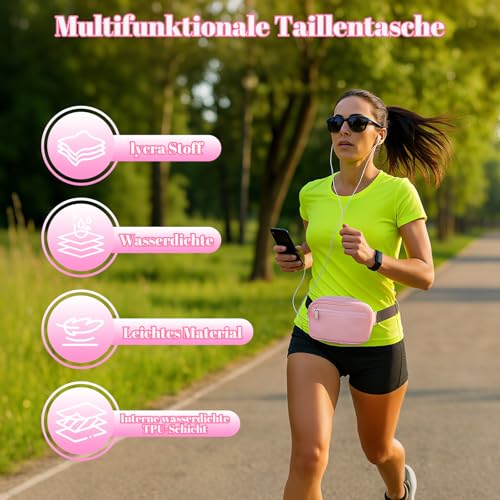 YELKOEYN wasserdichte Leckerlitasche Für Hunde - Bauchtasche Mit Verstellbarem Schultergurt, Mit Unabhängiger Abnehmbarer Haustier-Snack-Tasche, Outdoor-Bauchtasche Hundetraining Hunde Spazieren