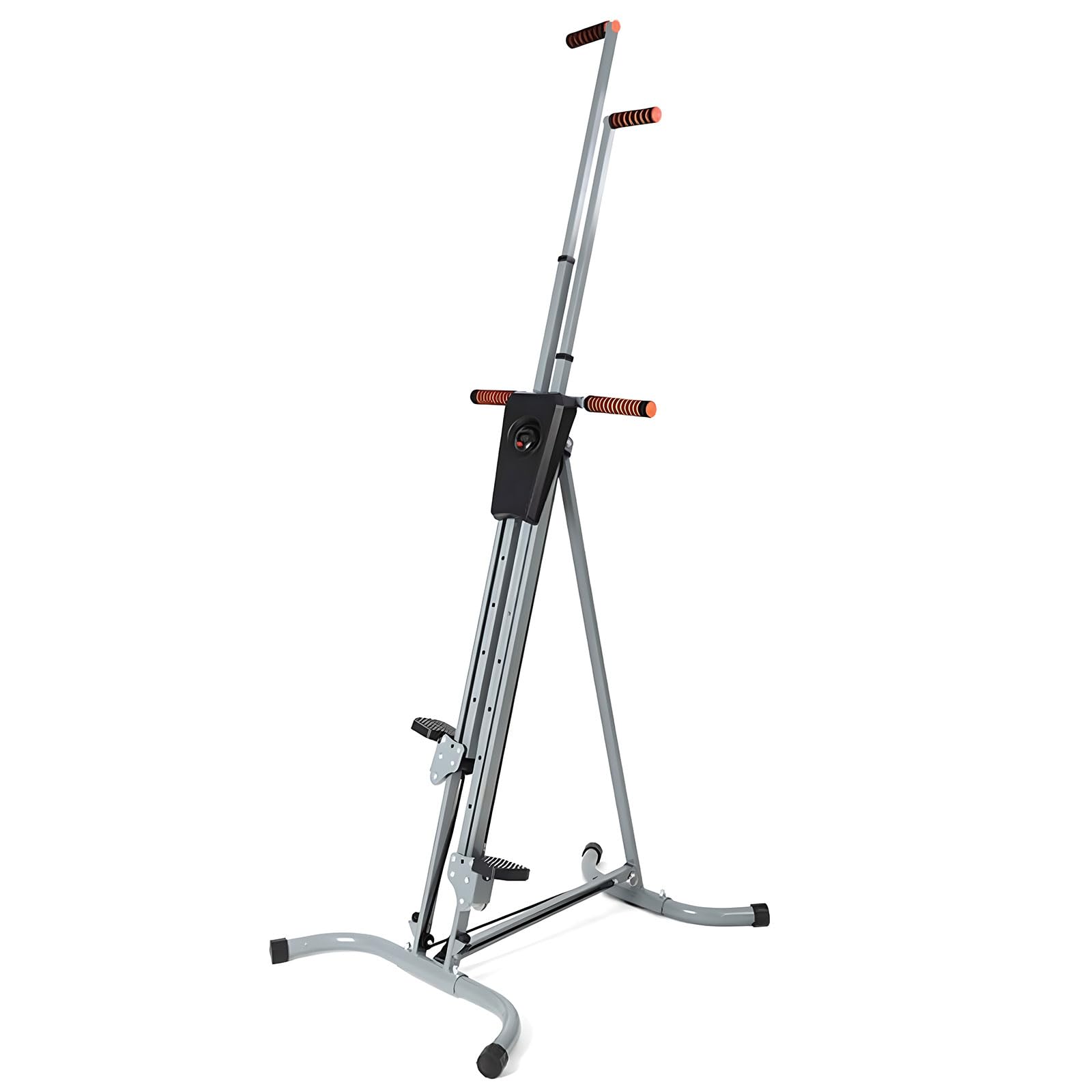 Scalatore verticale di resistenza idraulica con display LCD, cardio pieghevole e macchina di allenamento della forza per fitness domestico