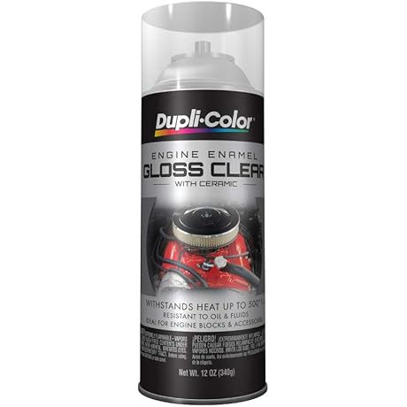 Dupli-Color Engine Enamel Spray Paint with Ceramic - Clear