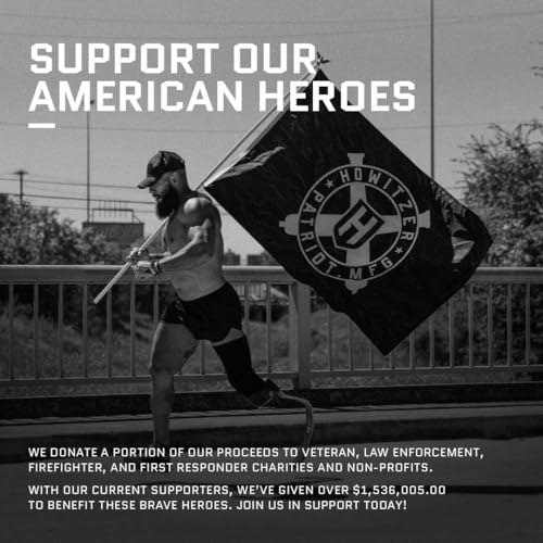 Howitzer Style Men's T-Shirt Fight For Freedom Military Grunt MFG4