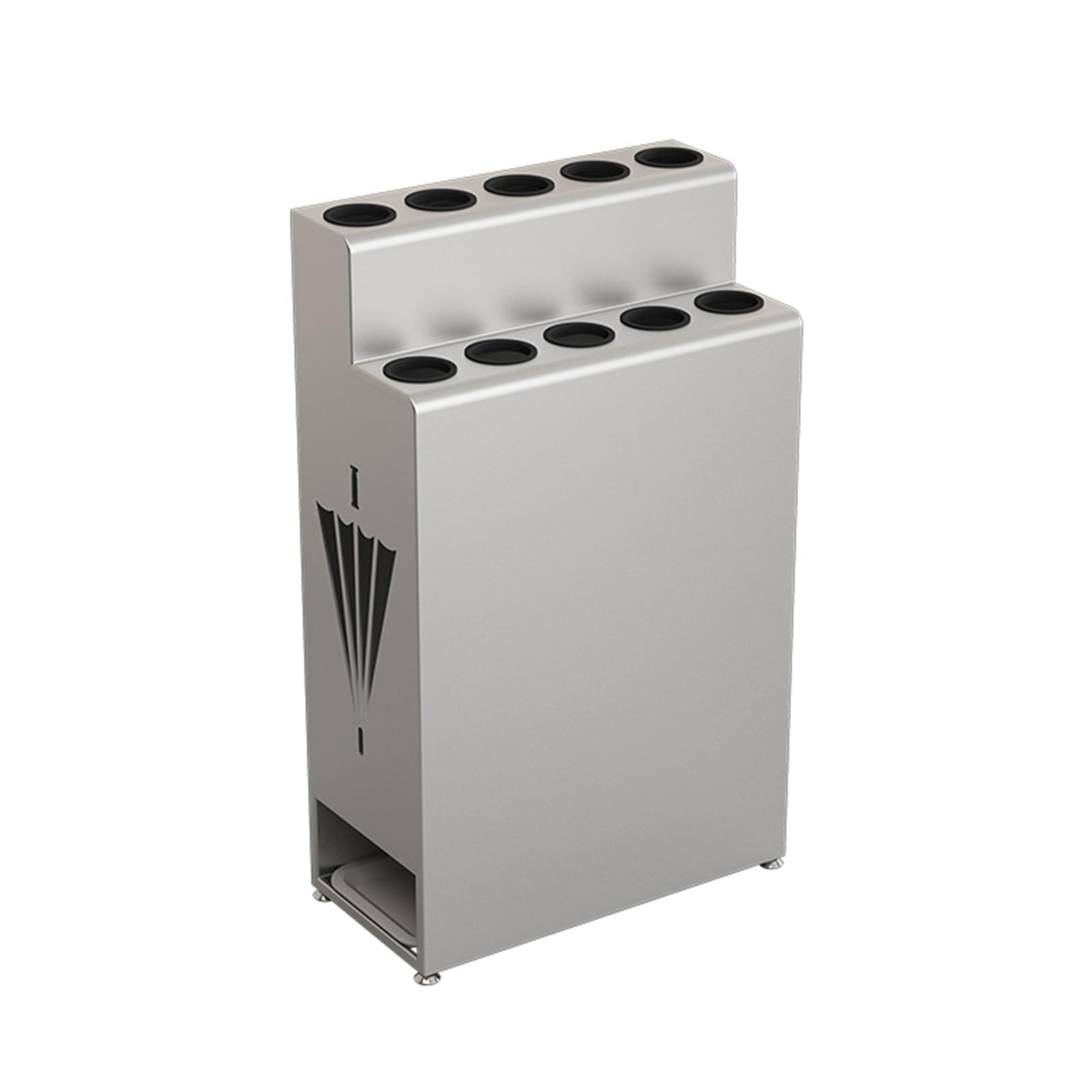 Umbrella Stand for Entrance, Umbrella Storage Organizer, Carbon Steel Cane Holder with Removable Water Tray, for Office, Hotel and Store (Colour 2)