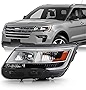 AKKON - For 2016-2018 Ford Explorer Limited | Platinum | XLT Light Tube LED DRL OE Headlights Replacement - Left Side