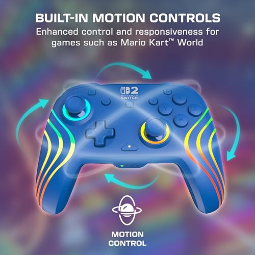 Turtle Beach Afterglow Wave Manette de gaming RGB sans fil Sous licence officielle pour Nintendo Switch 2 - vue 9