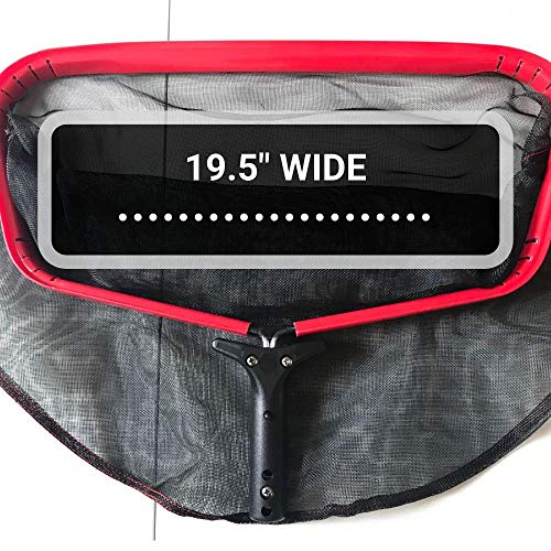 image for Aquatix Pro Pool Skimmer Commercial Grade with 4-12 feet 1.1mm Thick S