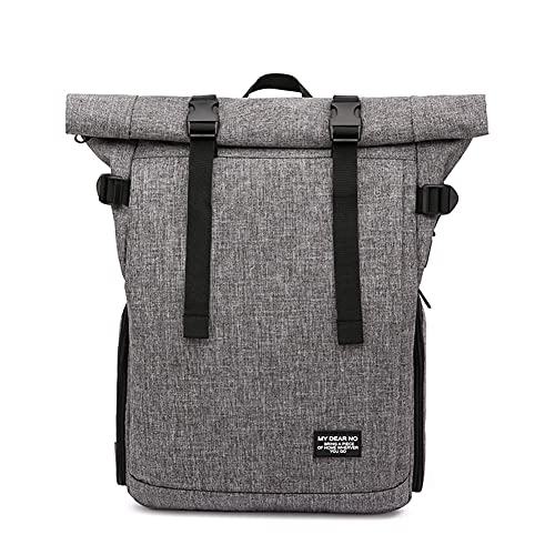 Roll Top Camera Backpack Professional DSLR/SLR Camera Bag Waterproof Shockproof, Camera Case Compatible for Sony Canon Nikon Camera and Lens Tripod Accessories for Photographer â€¦