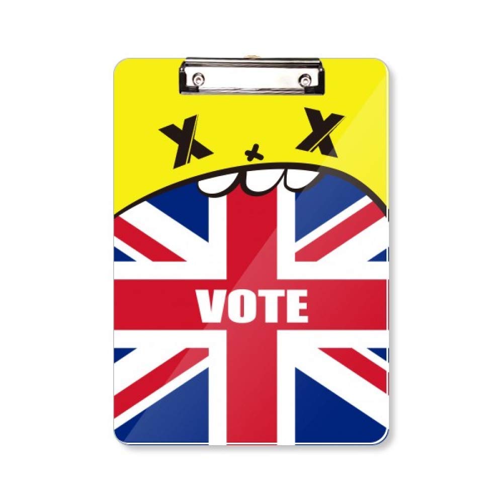 Porte-bloc élection générale A4 avec motif drapeau britannique - 5