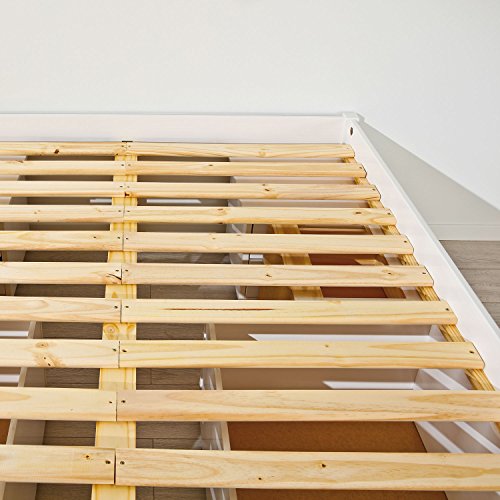 Cama Casal Multifuncional Madeira Maciça 6 Gavetas Charme Inter Link Branco Lavado