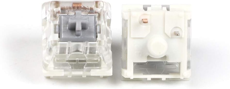 Cream Speed Pro MX SMD 3 Pin RGB Switches for Backlit Mechanical Gaming Keyboard (Speed Silver,68 pcs)