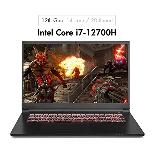 2022-Sager-NP7880J-Gaming-Laptop-173-Inch-Thin-Bezel-FHD-144Hz-Intel-i7-12700H-RTX-3050-4GB-32GB-RAM-1TB-NVMe-SSD-Win-11