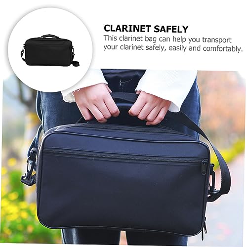 BESTonZON Box Musical Instrument Storage Bag Portable Clarinet Accessory Triple Clarinet Case Oboe Gigbag Portable Oboe Accessory Waterproof Backpack Saxophone Oxford Cloth Shockproof Child - Thumbnail 7
