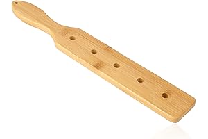 14 Inch Bamboo Wood Paddle with Airflow Holes Spanking-Paddles