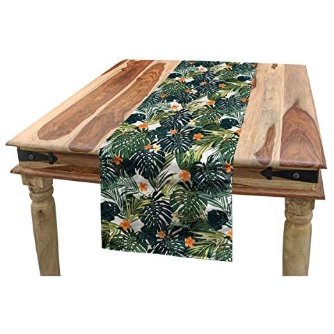 Ambesonne Hawaiian Summer Table Runner Cover