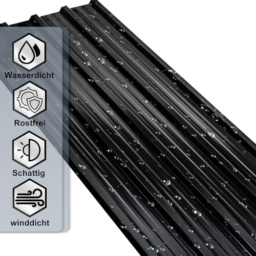 Chapa trapezoidal impermeable e inoxidable para cubiertas de exterior duraderas 3