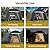 FansaFurn Domed Carport, 13X20 Ft Round Portable Garage, Steel Heavy Duty Carport with Ground Stakes, Tensioner and 2 Roll Up Windows PE Fabric Car Port, Garage, Storage Shed, Tent for Storage, SUV