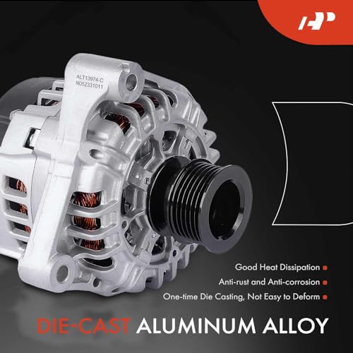 A-Premium Alternator Compatible with BMW E46 Series M3 2002 2003 2004 2005 2006 3.2L, 12V 120A 6-Groove Pulley Clockwise, Replace# SG12B039, 12317831436 by A-premium - Image 4
