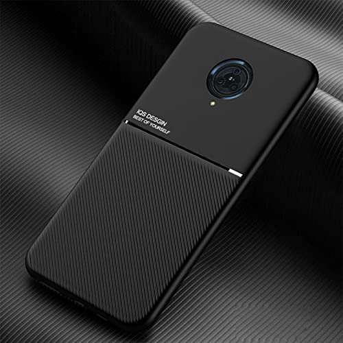 TIANCI Funda para Vivo NEX 3, Carcasa Textura de la Piel es Antideslizante y a Prueba de Golpes, [Cuero de PU] [TPU Ultrafino] Fundas para Vivo NEX 3-Negro