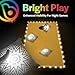 Brightz Cornhole Board Edge Lights with LED Bags - Includes 4-Pack of LED Cornhole Bags + TossBrightz Cornhole Board Edge Lights - The Ultimate Night Time Cornhole Master Set