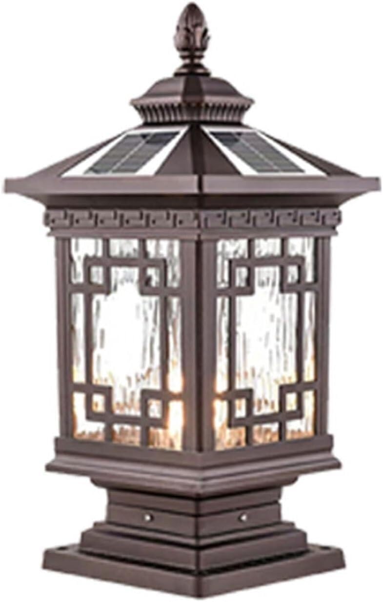 Réverbères extérieurs solaires étanches de 32x64cm pour paysage et mur de jardin