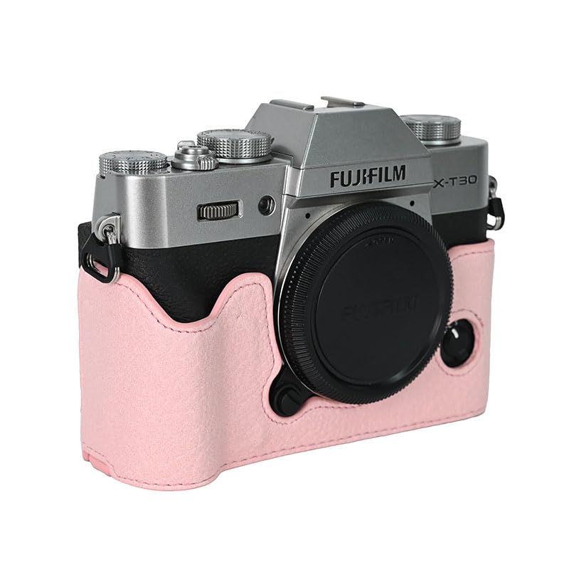 Funda mitad cámara piel PU para Fujifilm X-T30 III miniatura 5