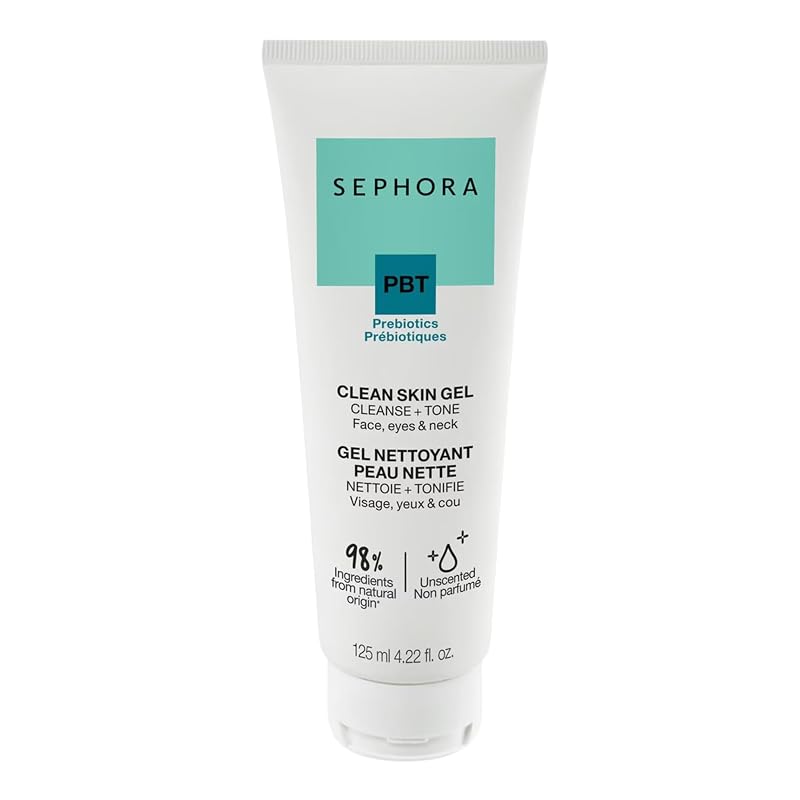 Gel de limpeza facial SEPHORA COLLECTION Clean Skin com prebióticos, 125 mL