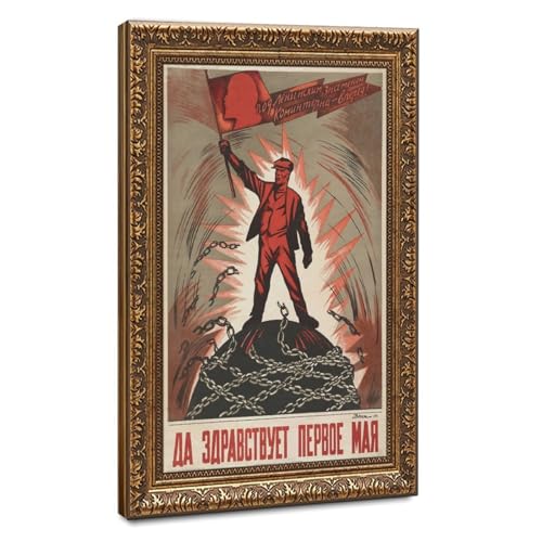 Propagande Union soviétique : affiche vintage pour bureau