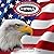 Grace Alley American Flag 3x5, Made in the USA, Outdoor UV Fade Resistant, Waterproof, Vibrant Color, Long Lasting Polyester Cotton Blend with Brass Grommets