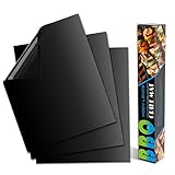 Juego de esterillas para hornear, para cocinar, para barbacoa, antiadherentes, reutilizables y aptas para lavavajillas