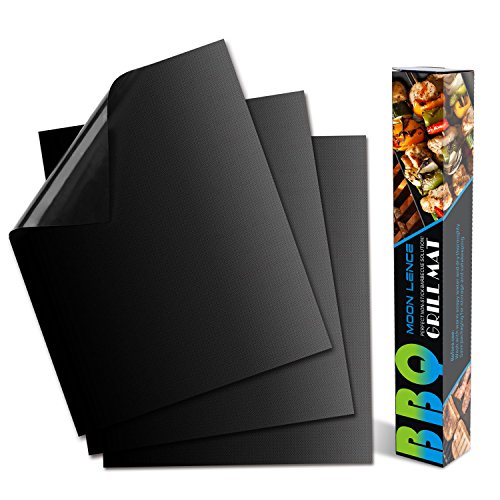 Moon Lence Set di 3 Stuoie Antiaderenti per Grill