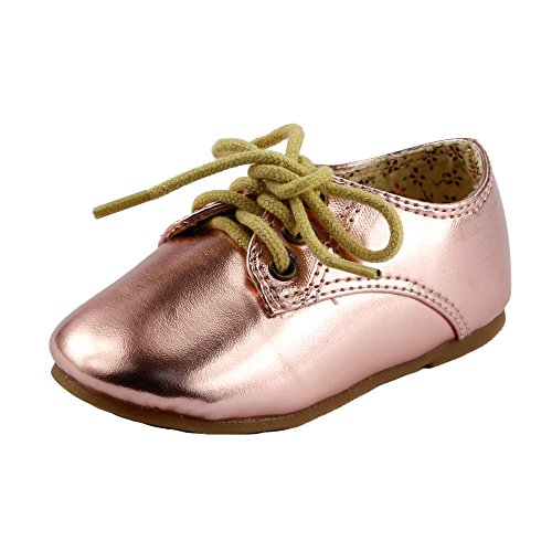 The Doll Maker Girl's Toddler Metallic Oxford