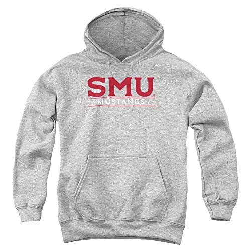 LOGOVISION Southern Methodist University Official Between The Lines Youth Kids Boy/Girls Pull-Over Hoodie Sweatshirt