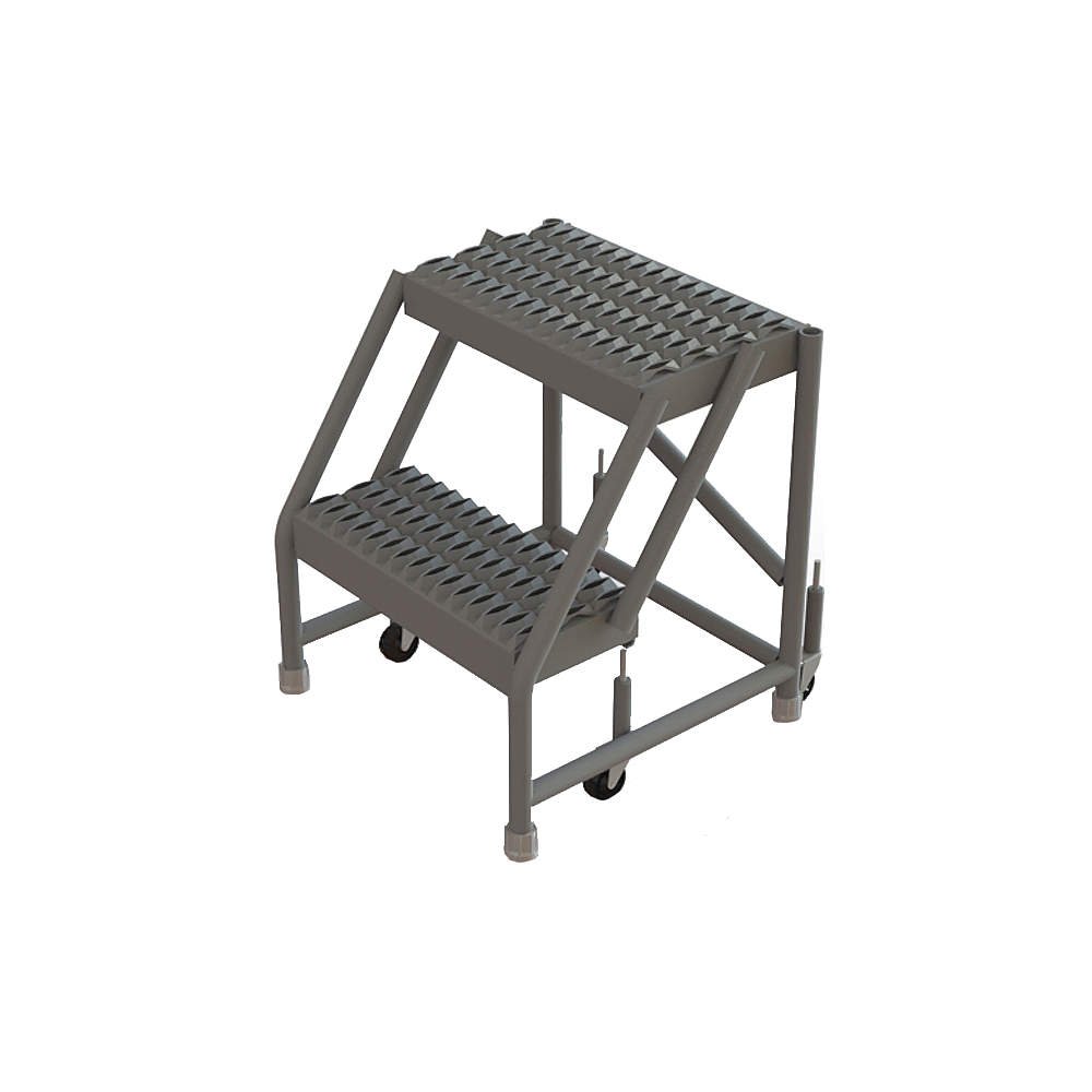 Tri Arc 2-Step / Grip Strut Tread / 16-inch Wide Step Step Ladders