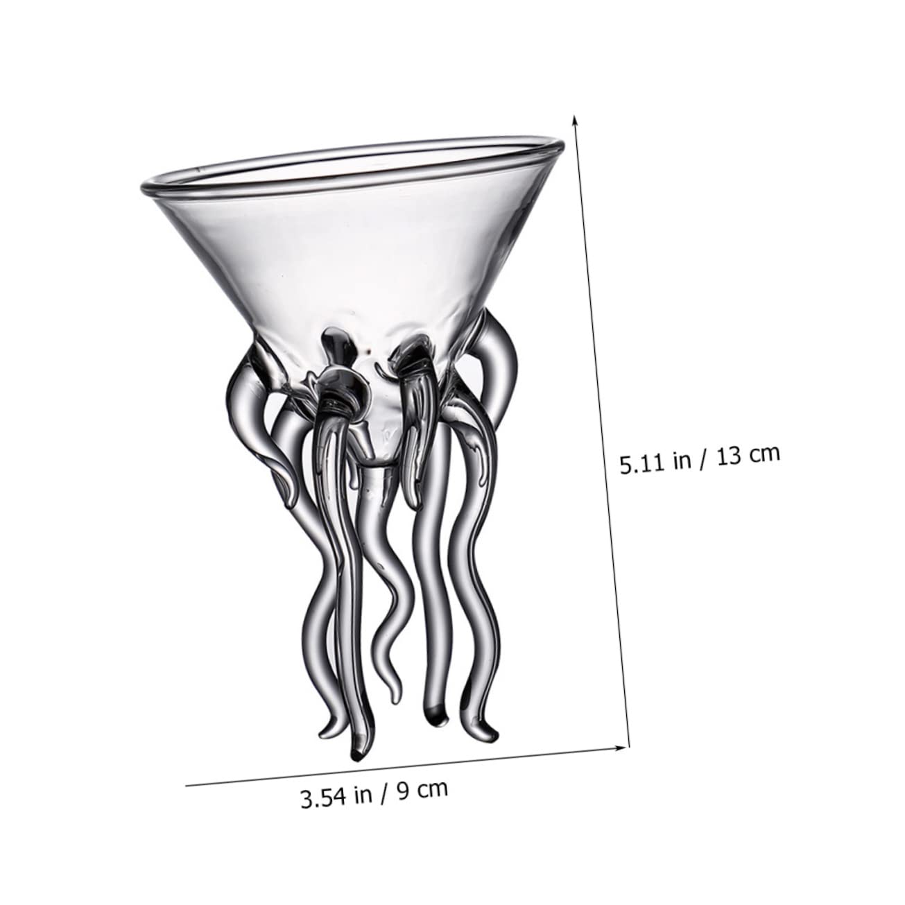 Bicchiere da cocktail creativo a forma di pesce palla Tazza da champagne personalizzata con piede alto per pesci Bicchieri da cocktail molecolari per hotel  15