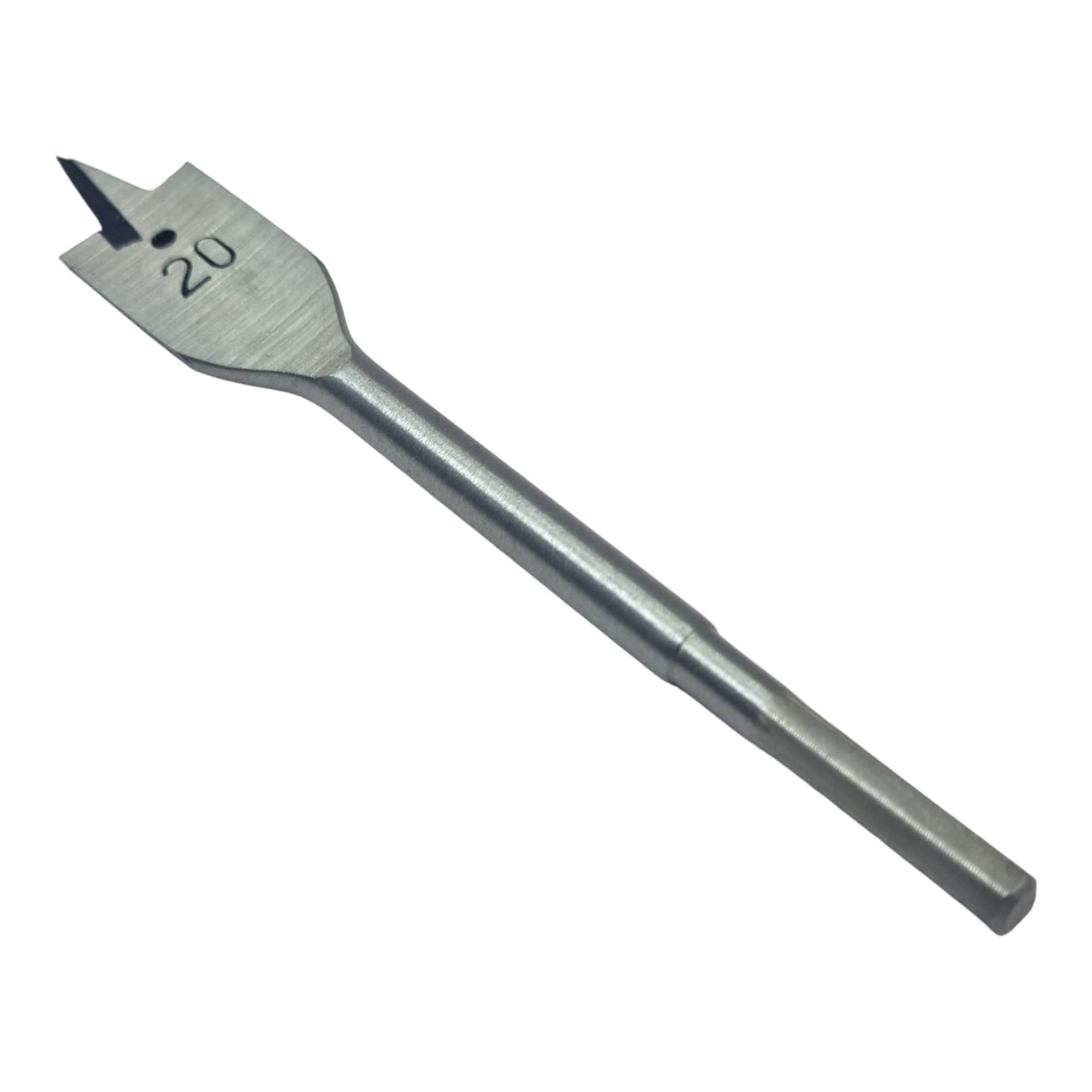 Flat Wood Drill Bit Carbon Steel Spade Paddle Bits for Woodworking, Nylon Storage Pouch Included (20mm - 152mm)