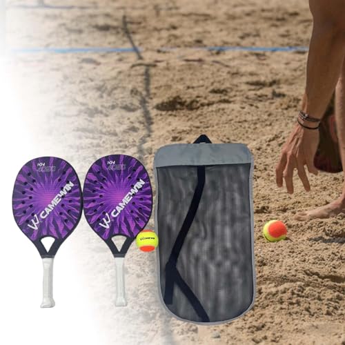 Set de 2 Raquetas de Tenis de Playa con Bolsa y Pelota miniatura 5