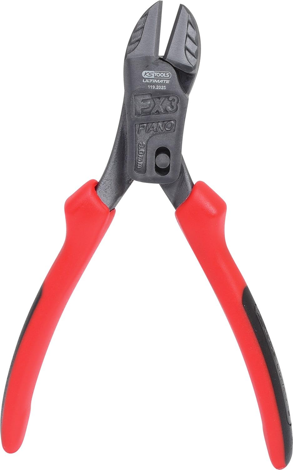 KS Tools 119.2025 Alicates de fuerza, corte diagonal ULTIMATEplus, 210 mm